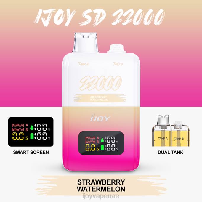 iJOY SD 22000 يمكن التخلص منه 64HJ158 الفراولة والبطيخ | Order iJOY Vape