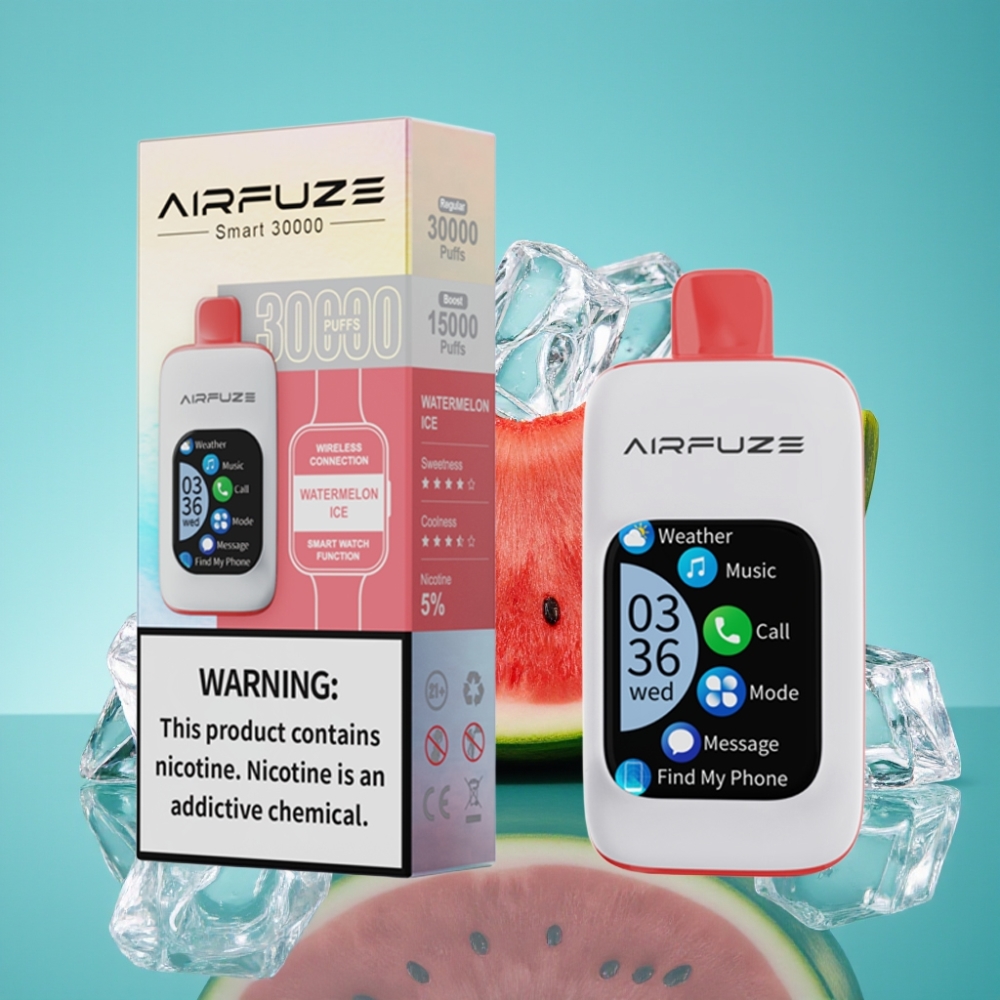 AirFuze Smart 30000 نفخة شاشة تعمل باللمس بطارية 900 مللي أمبير نوع-C بطيخ مثلج