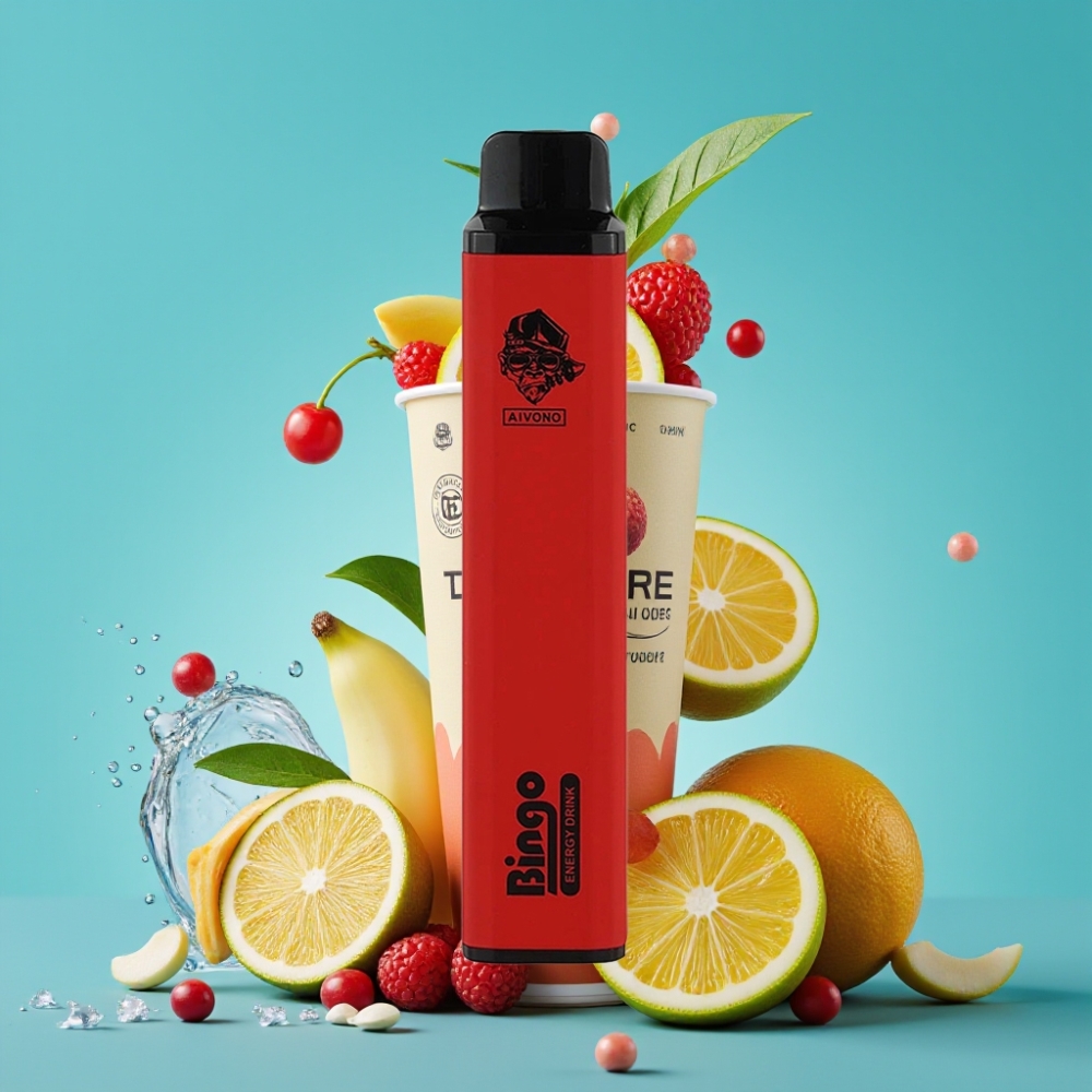Aivono AIM BINGO 4000 نفخة بطارية 1000 مللي أمبير سعة 10 مل بنكهة مشروب الطاقة