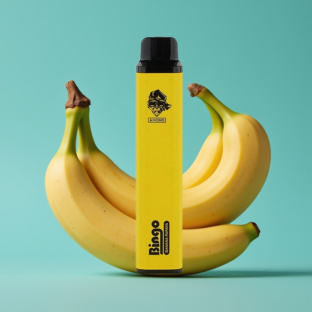 Aivono AIM BINGO 4000 نفخة - موز وبابايا - 10 مل 1000 مللي أمبير