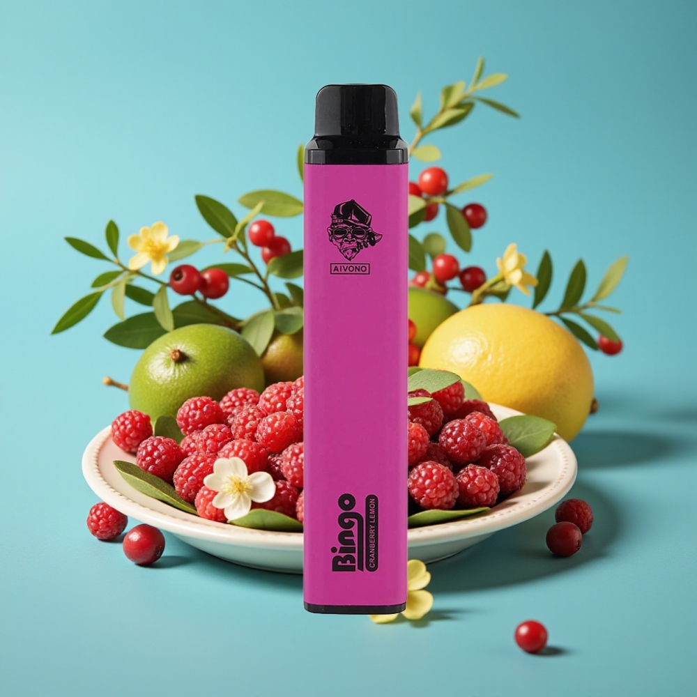 Aivono Aim Bingo 4000 نفخة - توت بري ليمون - بطارية 1000مللي أمبير - سعة 10مل