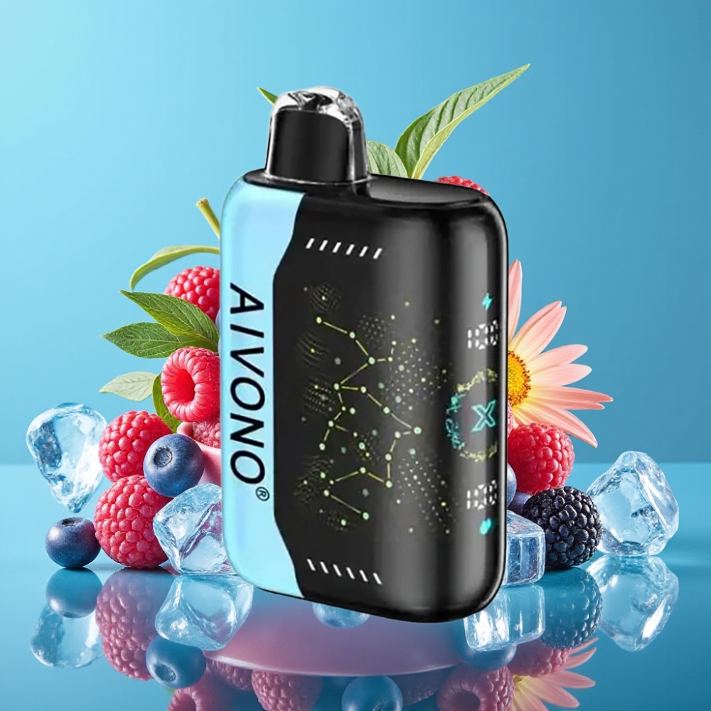 أيفونو AIM BOOM 25000 نفخة، 28مل سائل، 650مللي أمبير، 1.2 أوم، نوع سي، توت أزرق مثلج