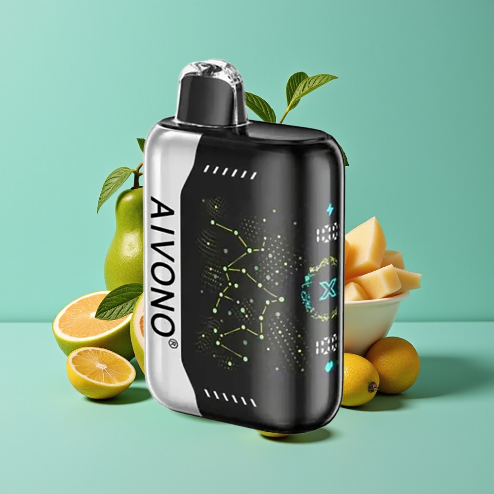 أيفونو AIM BOOM 25000 نفخة، 28 مل، بطارية 650 مللي أمبير، نعناع ميامي