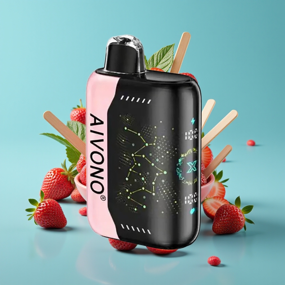 Aivono AIM BOOM 25000 نفخة 28مل سعة 650mAh فراولة بي بوب