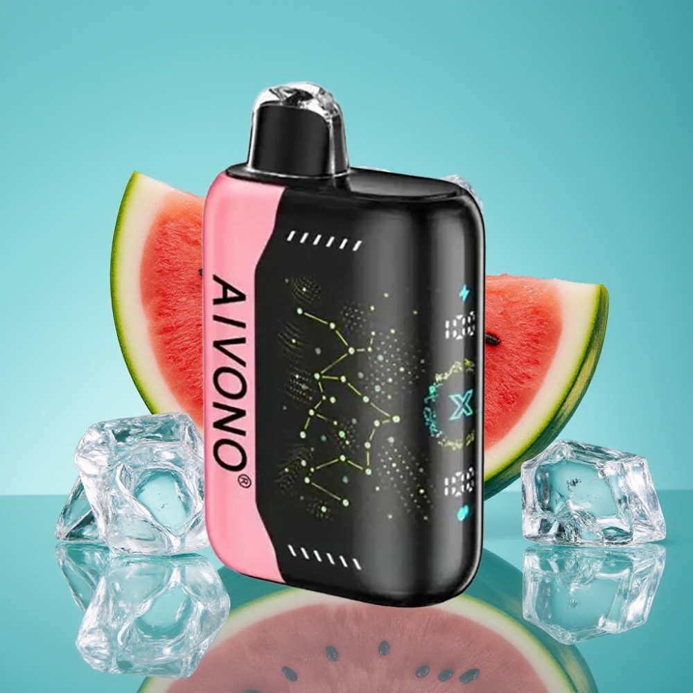 Aivono Aim Boom 25000 Puffs 28ml بطارية 650 مللي أمبير 1.2 أوم بنكهة البطيخ المثلج