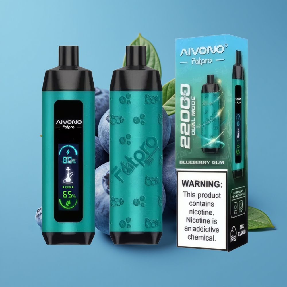 أيفونو AIM FATPRO 22000 نفخة - 28مل سائل - 0.6 أوم - توت أزرق