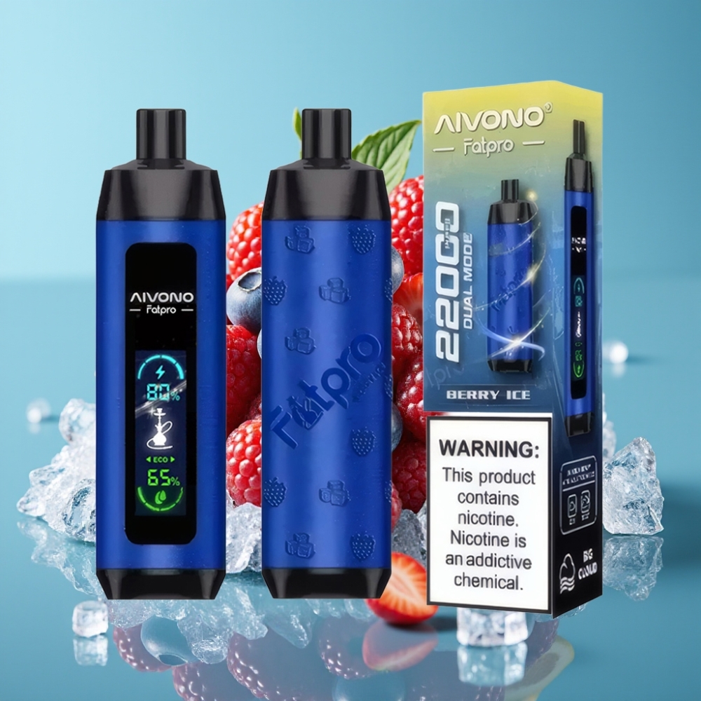 Aivono Aim Fatpro 22000 Puffs 28ml 600mah توت مثلج