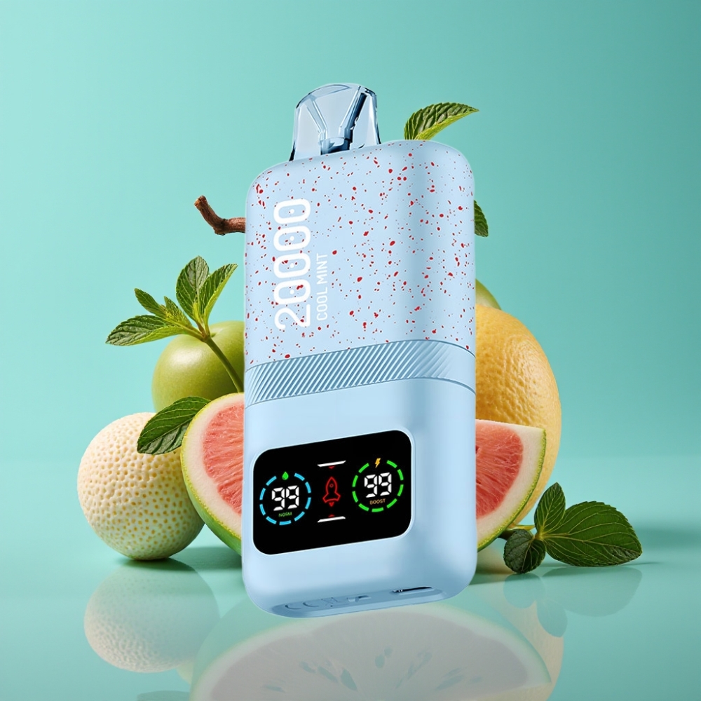 Aivono Aim Magic 20000 نفخة مع نكهة النعناع المنعش وشاشة LCD وبطارية 600mAh