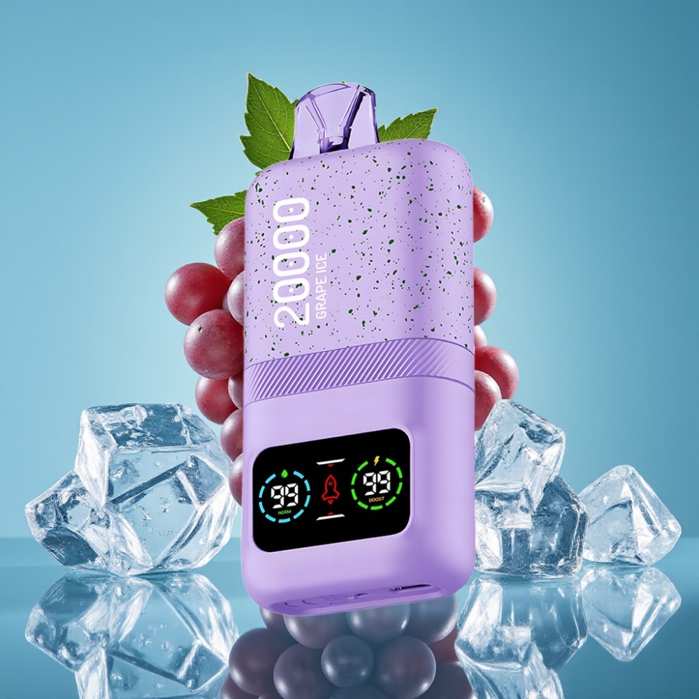 Aivono Aim Magic 20000 Puff نيكوتين 0%-5% 26مل عصير 600mAh بطارية عنب مثلج