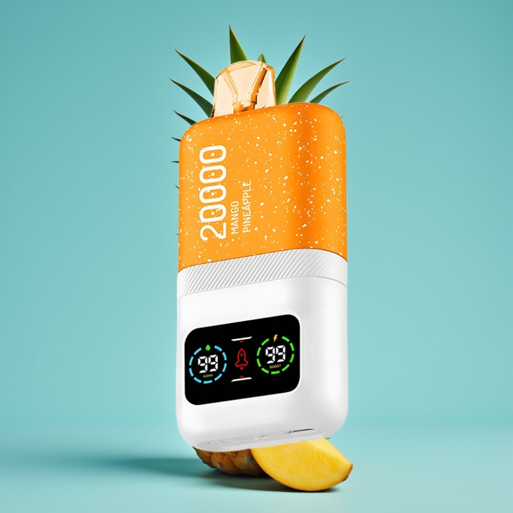 Aivono Aim Magic 20000 Puff 26ml أناناس مانجا شريط مزدوج شاشة LCD Type-C 600mAh