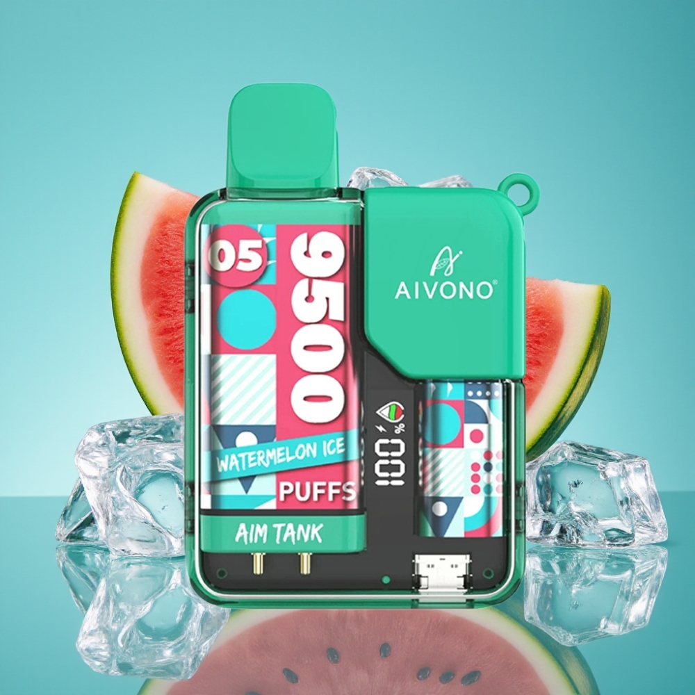 Aivono AIM-TANK 9500 Puffs 18ml 650mAh بطيخ مثلج