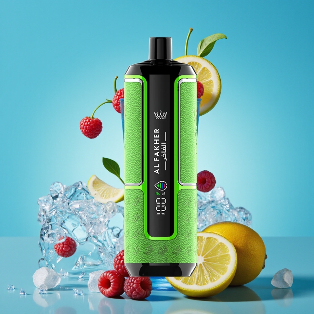 Al Fakher Crown Bar 15000 Hypermax هايبرماكس 22 مل 600 مللي أمبير بلو راز ليمونيد