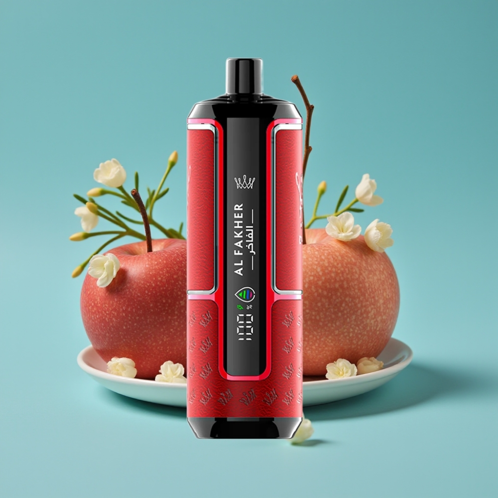 Al Fakher Crown Bar 15K Hypermax تفاحتين 22مل 600 مللي أمبير منفذ Type-C