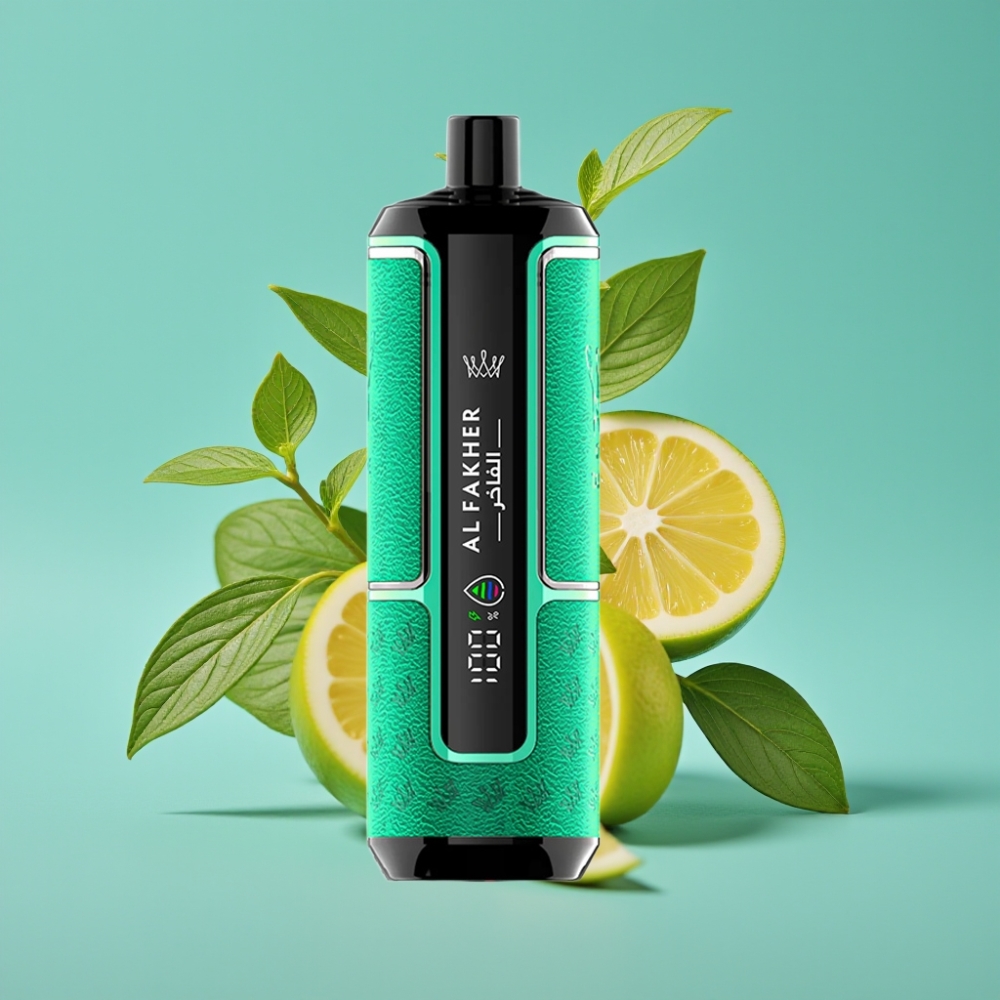 Al Fakher Crown Bar 15K Hypermax 22ml 600mAh Type-C ليمون نعناع