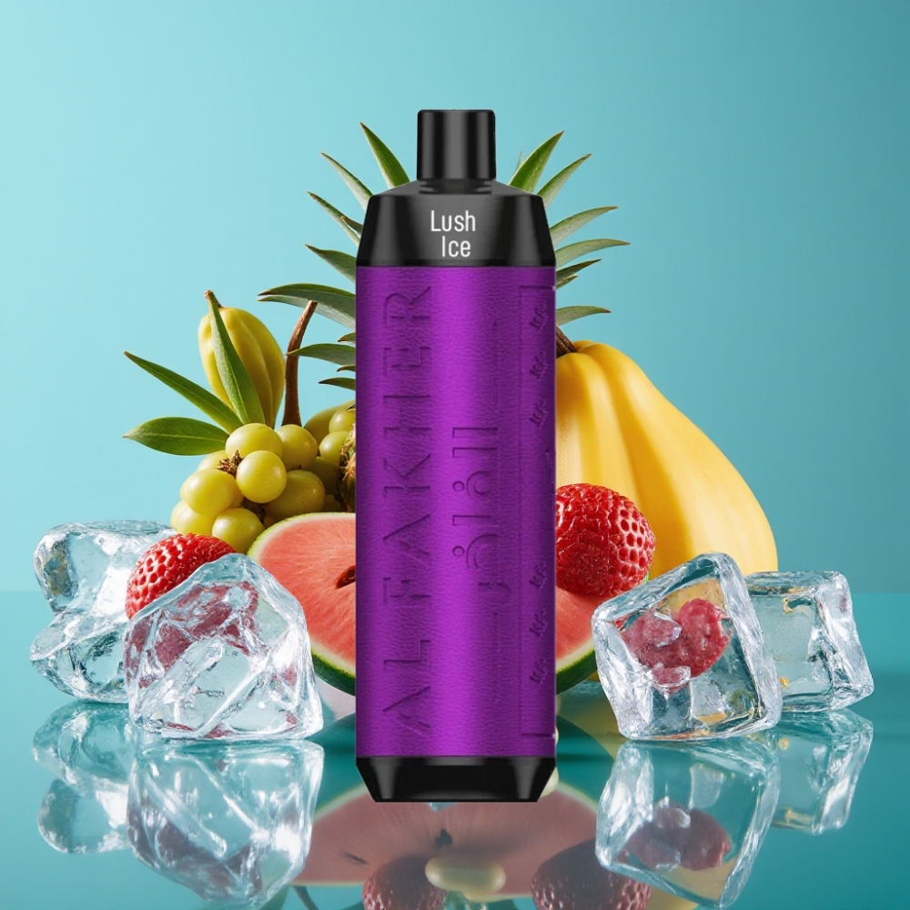 Al Fakher Crown Bar 8000 Crystal كريستال سيجارة إلكترونية قابلة للتصريف 18مل 5ملغ نكهة لوش مثلج