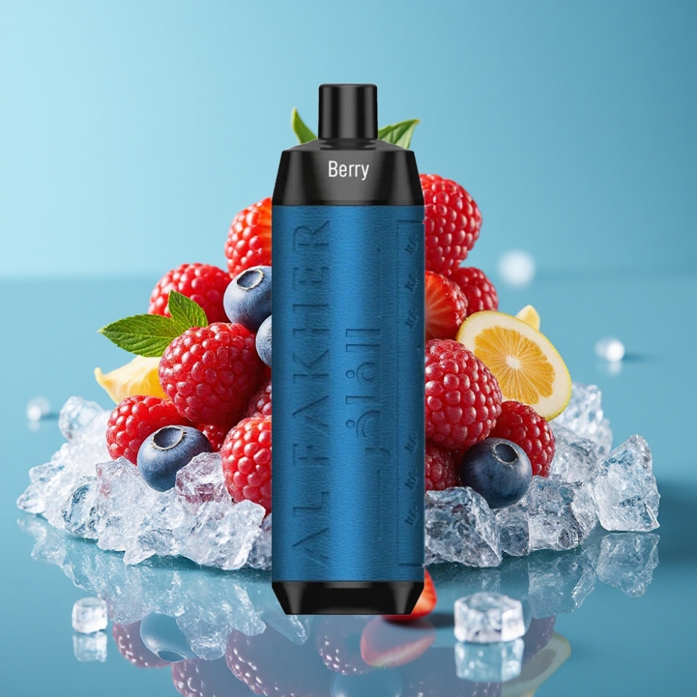 Al Fakher Crown Bar 8000 Crystal 18ml 5mg توت مثلج