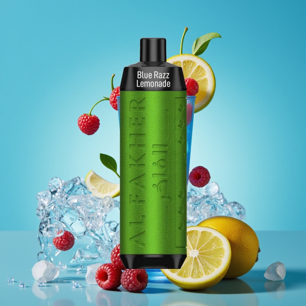 Al Fakher Crown Bar 8000 Crystal 18ml 5mg أزرق توت ليموناضة