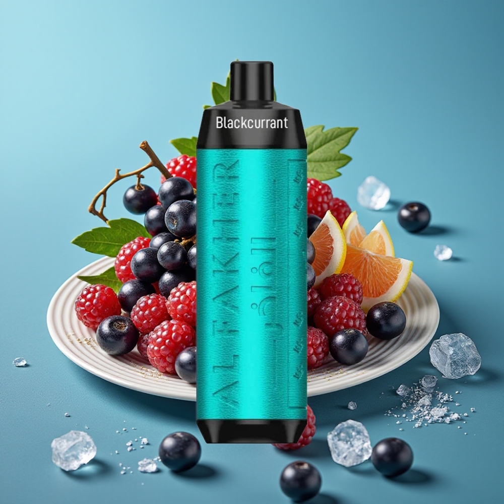 Al Fakher Crown Bar 8000 Crystal 18ml 5mg Black Currant Ice