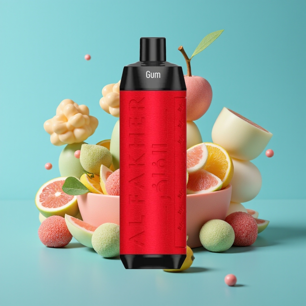 Al Fakher Crown Bar 8000 Crystal نفخة بطارية ٦٠٠ مللي أمبير نكهة علكة