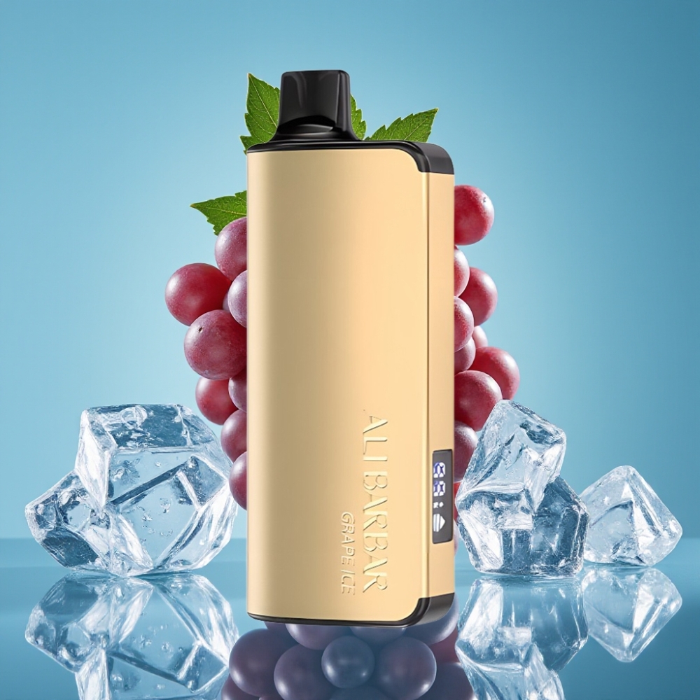 Alibarbar Ingot 9000 Puffs 22ml 2350mah عنب مثلج