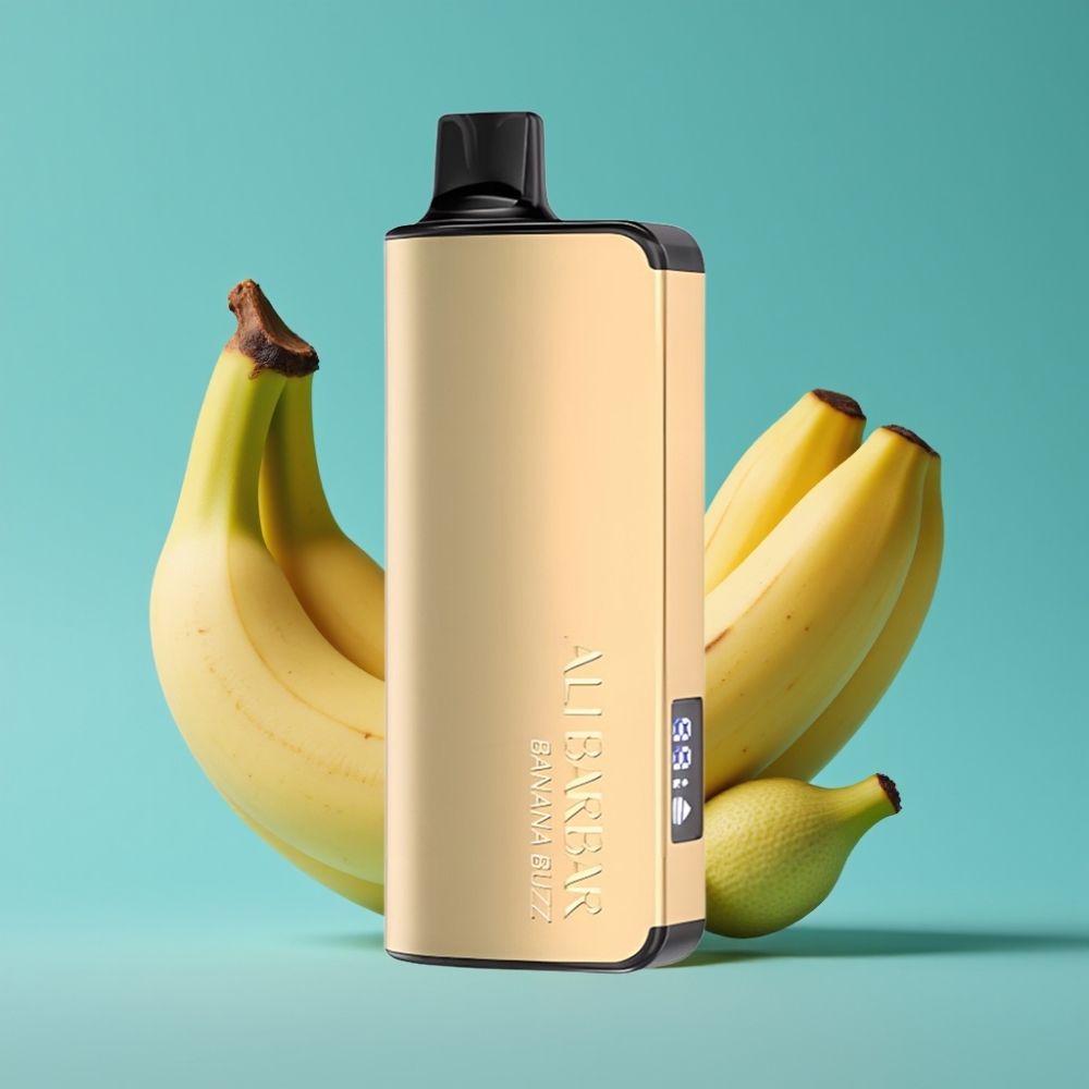 Alibarbar Ingot 9000 Puffs 22ml 2350mah بنانا باز