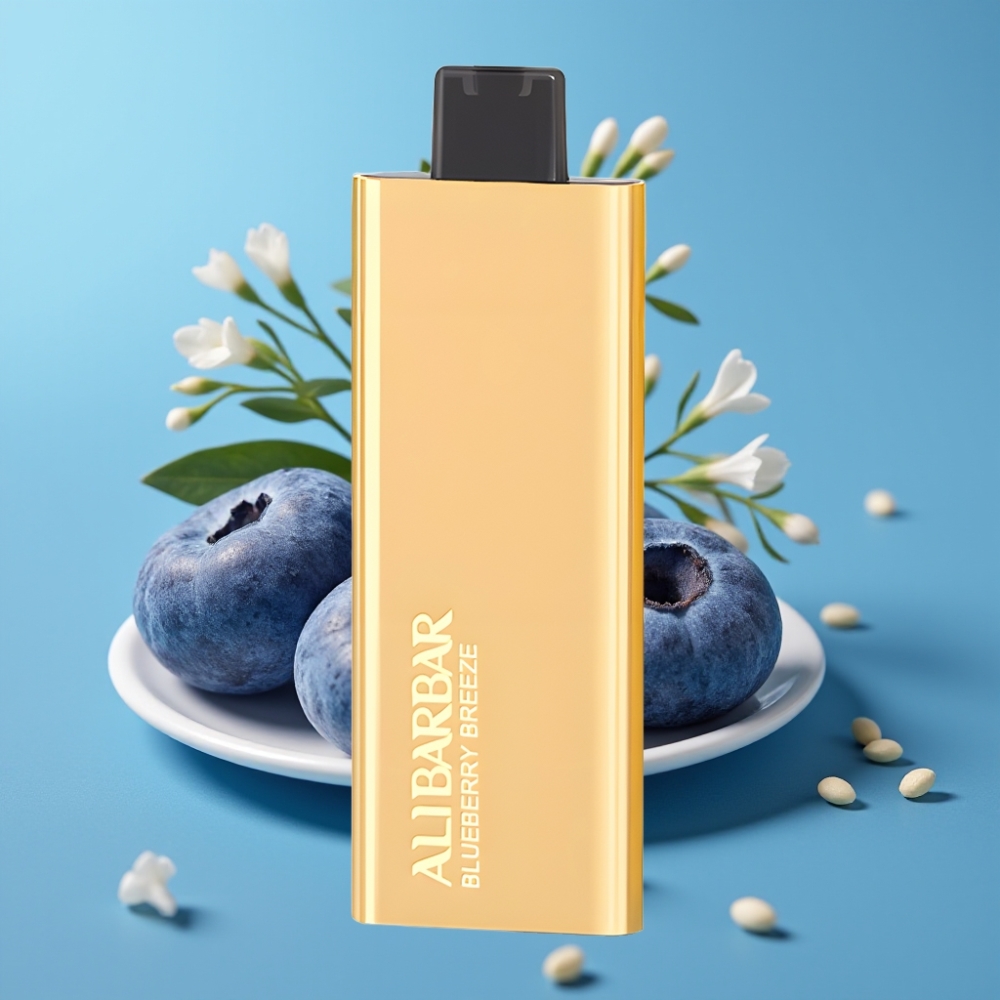 Alibarbar Pandora 7000 نفخة سيجارة إلكترونية 17 مل 1.0Ω نسيم التوت الأزرق