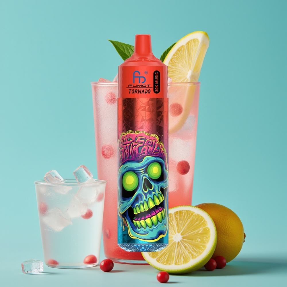 Fumot Randm Tornado 30000 نفخة بنكهة الليمون الوردي، سعة ٣٠ مل، بطارية ٦٠٠ مللي أمبير