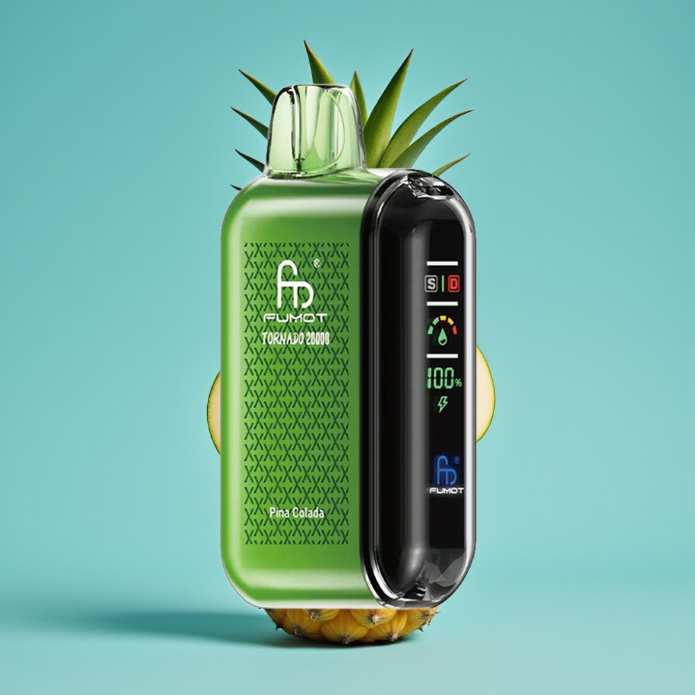 Fumot Tornado 20000 نفخة - محرك مزدوج - سعة 20 مل - بطارية 850 مللي أمبير - بنكولادا