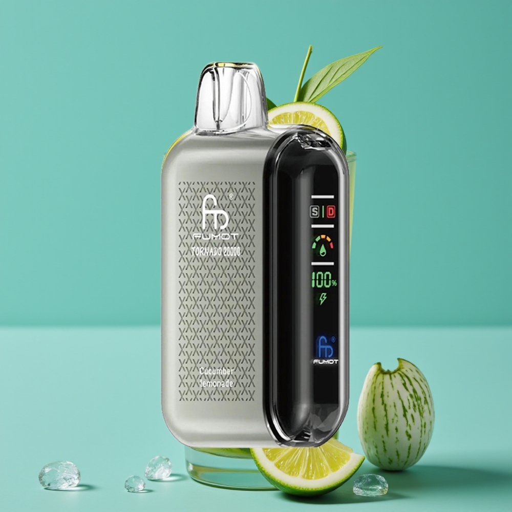 Fumot Tornado 20000 نفخة 20ml بطارية 850mAh بنكهة ليمونادة الخيار