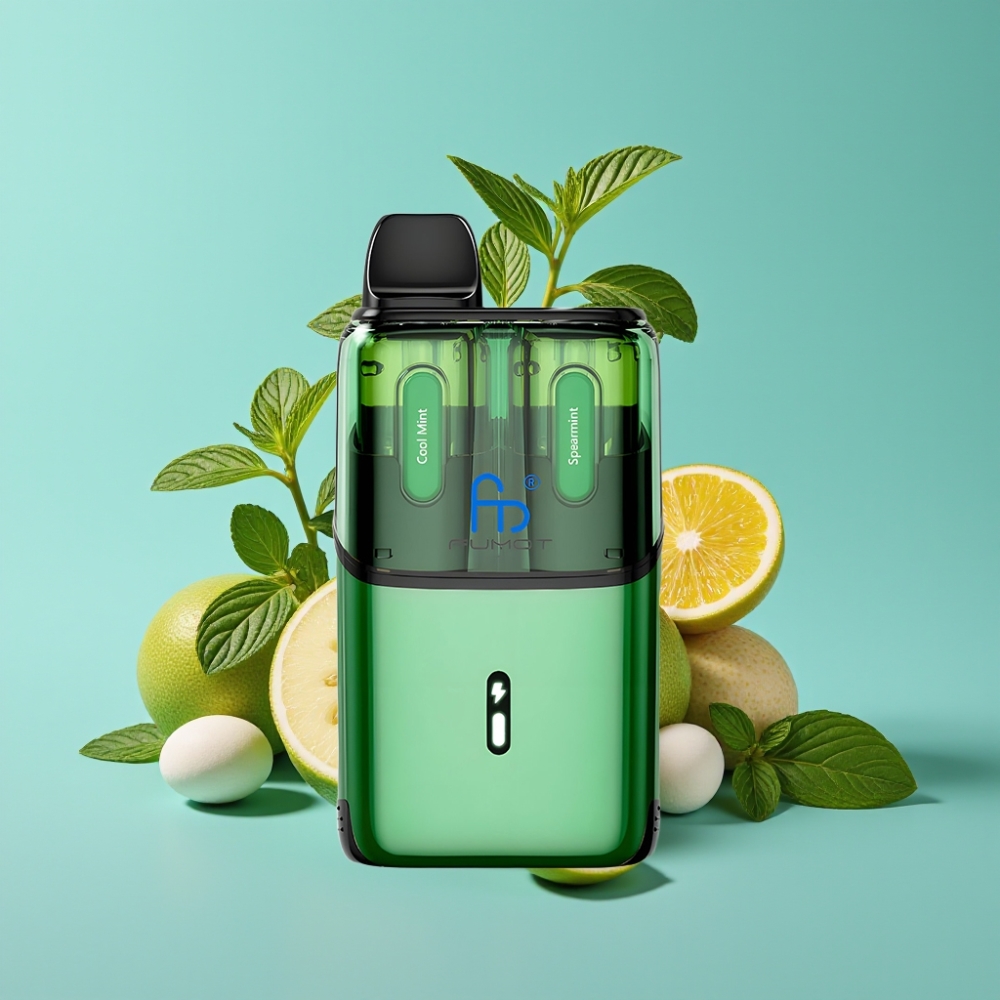 Fumot Ultra T32000 فلاش بخاخ 32000 نَفخة، 800 مللي أمبير، 24 مل، شحن نوع-C، نعناع بارد