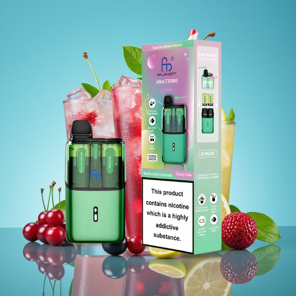 Fumot Ultra T32000 32000 نفخة 800mAh 24ml كشمش ليموناد - كولا كرزية