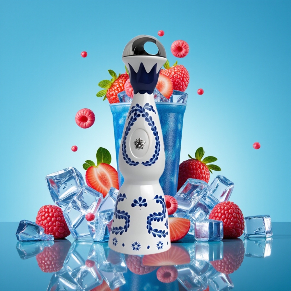 Humo Azul 15000 نفخة بنكهة التوت الأزرق الجليدي، خزان سائل إلكتروني 20 مل، بطارية 500 مللي أمبير، ملف شبكي 1.0 أوم