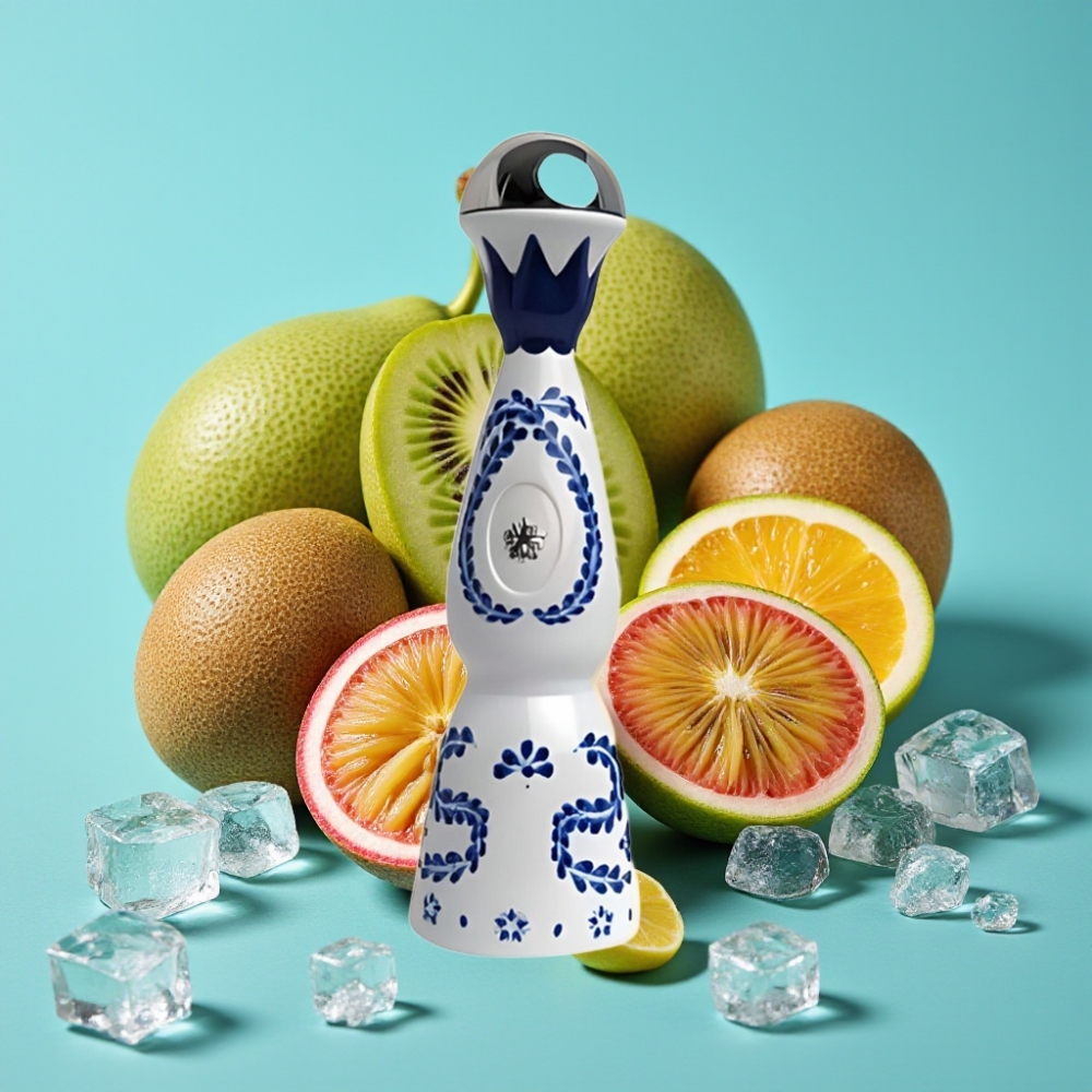 Humo Azul 15000 نفخة بنكهة الكيوي والماراكويا والجوافة المثلجة مع خزان سائل إلكتروني 20 مل وبطارية 500 مللي أمبير