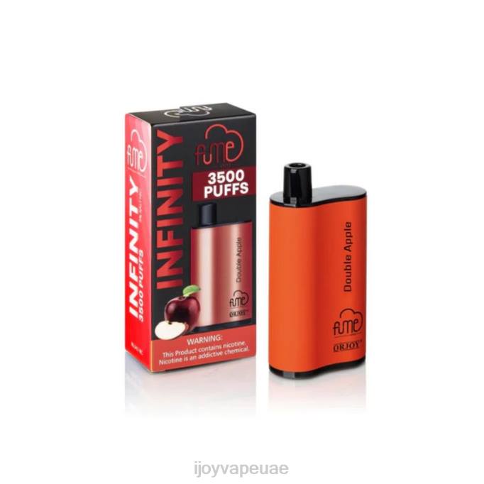 iJOY Fume Infinity المتاح 3500 نفخة | 12 مل 64HJ101 تفاحة مزدوجة | iJOY Vape Uae