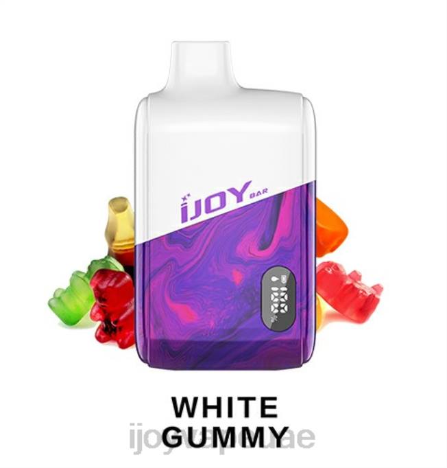 iJOY Bar IC8000 يمكن التخلص منه 64HJ199 غائر أبيض | Best iJOY Flavor
