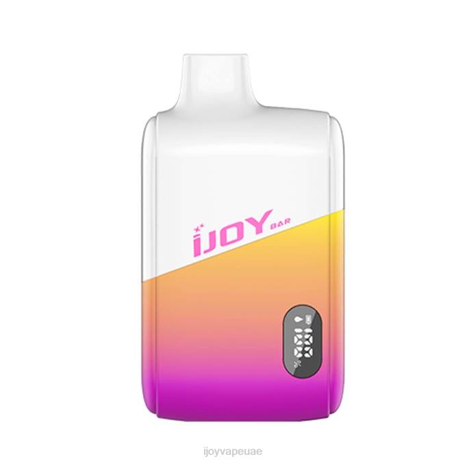 iJOY Bar Smart Vape 8000 نفث 64HJ18 ليمون خوخ | Order iJOY Vape