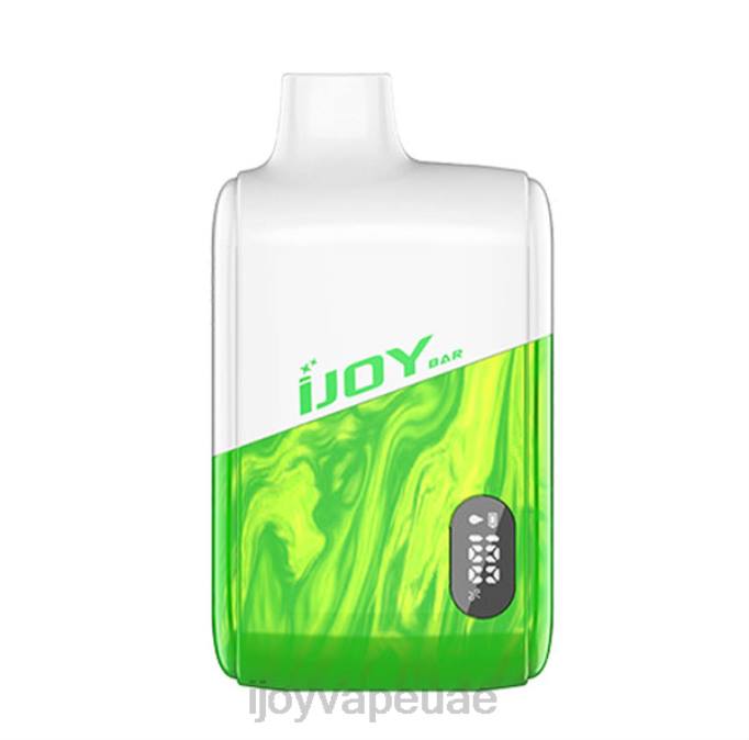 iJOY Bar Smart Vape 8000 نفث 64HJ1 عصير تفاح | iJOY Vape Uae
