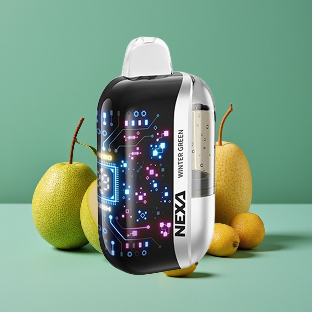 NEXA Ultra 50000 نفث شتاء أخضر 20مل 5% نيكوتين شاشة منحنية