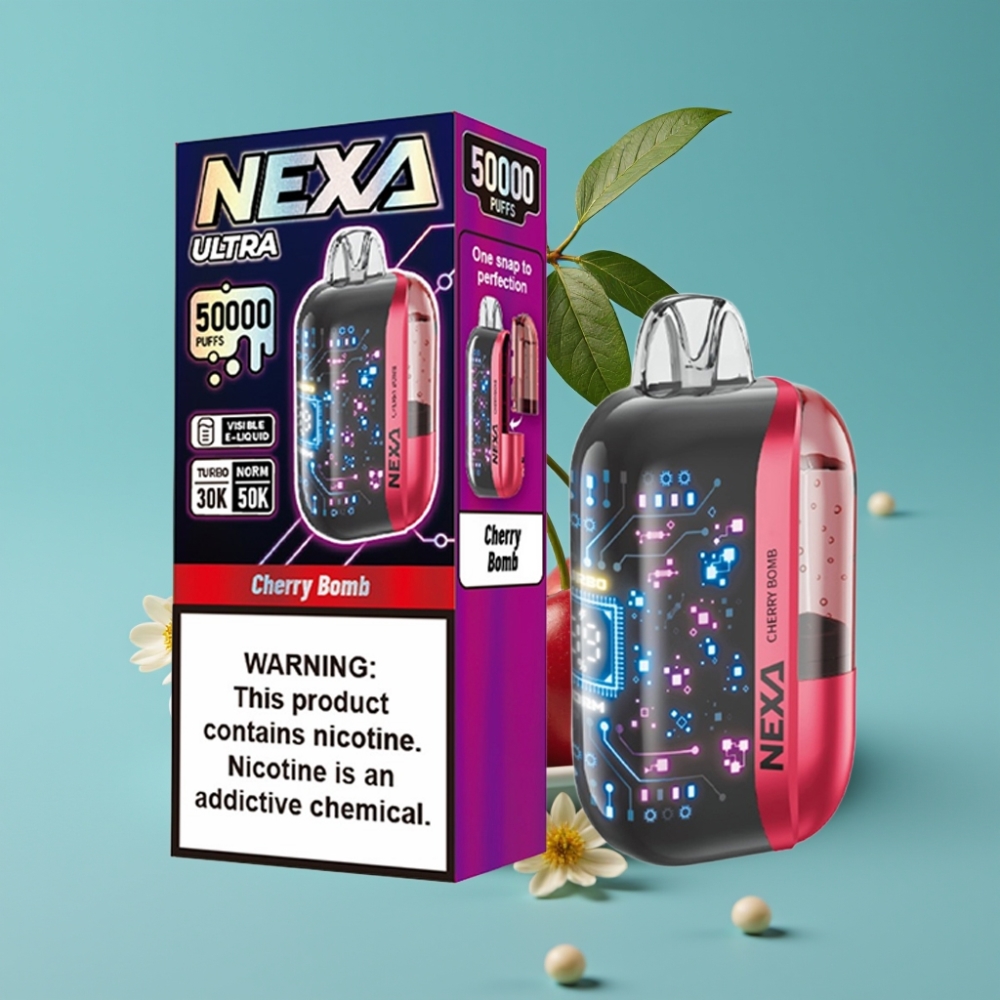 NEXA Ultra 50K فاب تفاحتي 20مل 800مللي أمبير شاشة منحنية 0.9أوم شحن Type-C