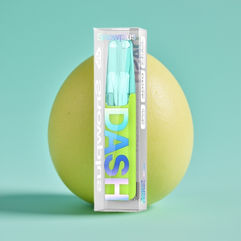 Snowplus Dash 4000 نفخة جهاز قابل للتصريف بنكهة البطيخ الحلو، سعة البطارية: 530 مللي أمبير، سعة السائل: 7.5 مل، محتوى النيكوتين: 3%، 5%