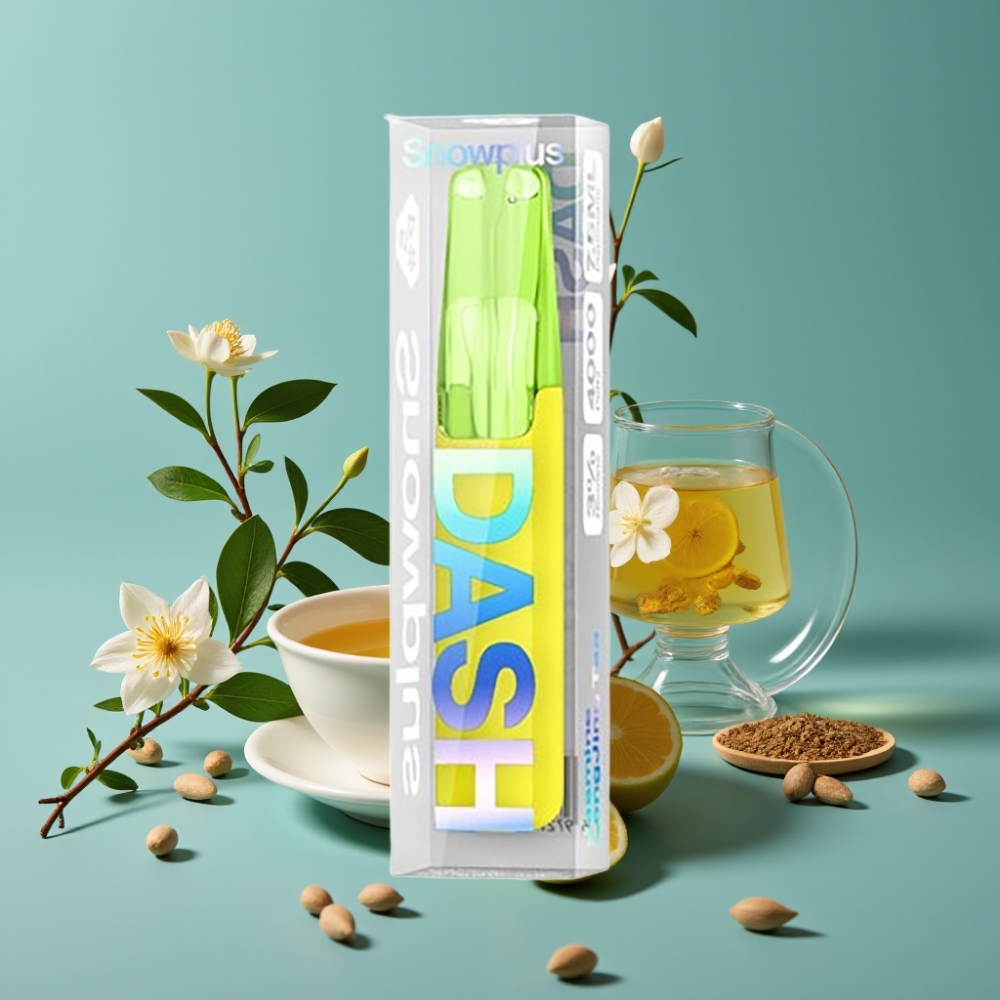 Snowplus Dash 4000 نفث سيراميك 530 مللي أمبير 7.5 مل ياسمين لونغجينغ شاي