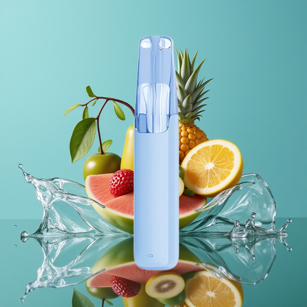 Snowplus Dash 4000 نفخة جهاز قابل للتصرف سيراميك 530 مللي أمبير 7.5 مل ماء معدني