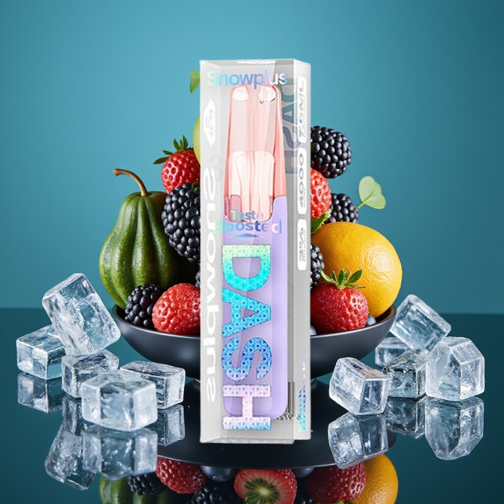 Snowplus Dash 4000 نفخة سيراميك 7.5 مل 530 مللي أمبير التنين الأسود الجليدي