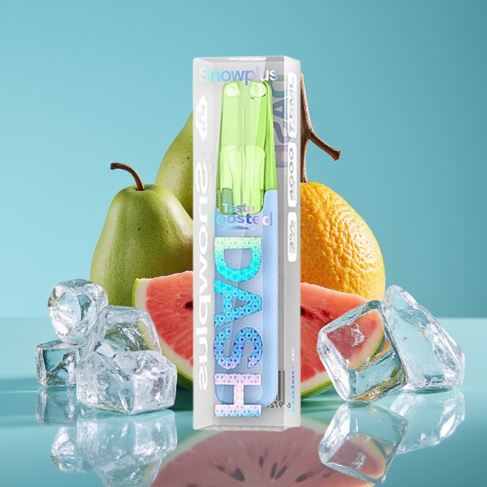 Snowplus Dash 4000 نفخة جهاز قابل للتصرف سيراميك 7.5 مل 530 مللي أمبير لودو آيس