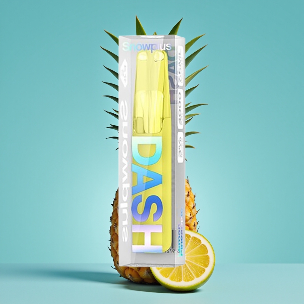 Snowplus Dash 4000 بخار سعة 7.5 مل بطارية 530 مللي أمبير بنكهة ليمون أناناس