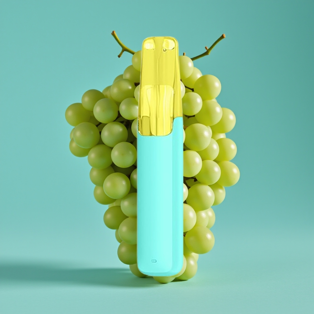 Snowplus Dash 4000 Puffs جهاز التخلص الخزفي 530 مللي أمبير 7.5 مل عنب أخضر