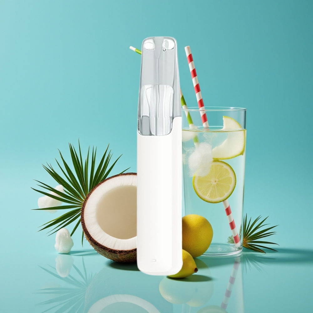 Snowplus Dash 4000 Puffs سعة 7.5 مل 530 مللي أمبير سيراميك نكهة ماء جوز الهند