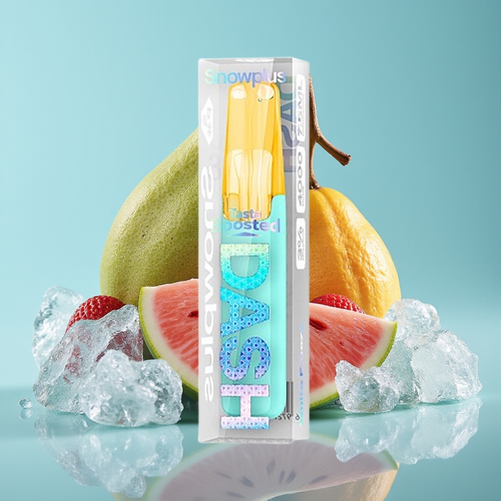 Snowplus Dash 4000 Puffs جهاز قابل للتصرف سيراميك 7.5 مل 530 مللي أمبير White Freeze (ثلج أبيض)