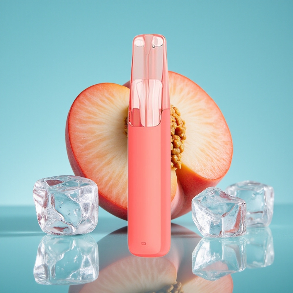 Snowplus Dash 4000 Puffs جهاز Disposable خوخ مثلج سيراميك 7.5 مل 530 مللي أمبير