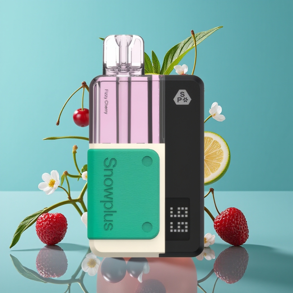 Snowplus Swift 15000 نفخة - 1000 مللي أمبير - 2+10 مل - كرز فوار